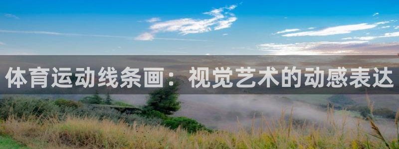 意昂2：体育运动线条画：视觉艺术的动感表达